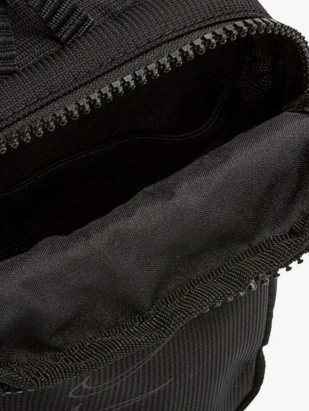 Nike Sportswear Essentials Crossbody Bag Unisex Sling Belt Fanny Pouch Black Red - Picture 3 of 4